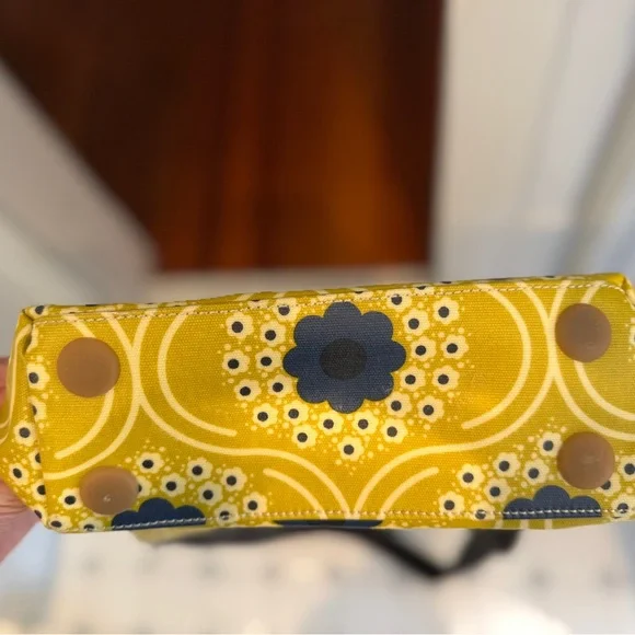 Orla Kiely Yellow and Blue Crossbody Bag - Picture 4 of 10